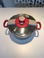 Seb Clipso snelkookpan 8 L P40614, Huis en Inrichting, Kookpan of Snelkookpan, Inox, Gebruikt, Inductieplaat