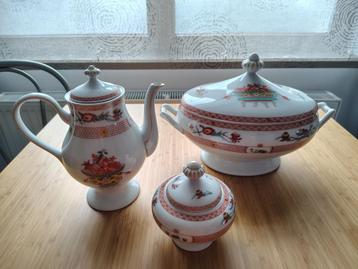 Ensemble Limoges FOU-TCHEOU 3 pièces  beschikbaar voor biedingen