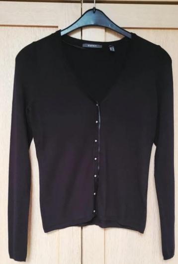 Zwarte gilet, Taille 36 (S), Porté, Envoi, Noir