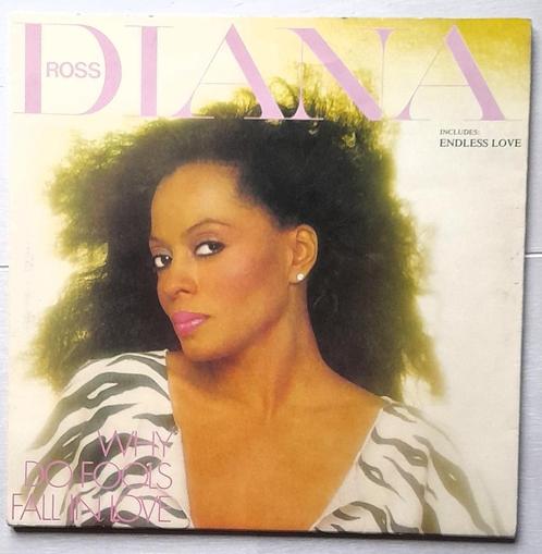 DIANA ROSS Pourquoi les imbéciles tombent amoureux LP, CD & DVD, Vinyles | Pop, Utilisé, 1980 à 2000, 12 pouces, Enlèvement ou Envoi