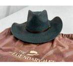 The Legendary Hat Zwart zwarte hoed 57 luxe cowboy western, Kleding | Heren, Ophalen of Verzenden, Nieuw, 57 cm (M, 7⅛ inch) of minder
