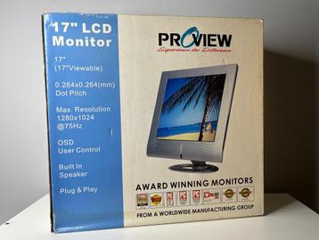 Moniteur LCD 17 pouces PROVIEW HD 772 - Ecran pour ordinateu