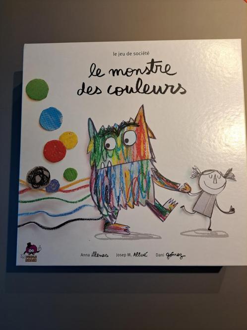 Le monstre des couleurs, Hobby en Vrije tijd, Gezelschapsspellen | Bordspellen, Zo goed als nieuw, Een of twee spelers, Drie of vier spelers