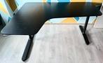 Bureau d’angle IKEA Bekant Noir (angle côté gauche), Huis en Inrichting, Bureaus, Ophalen, Zo goed als nieuw, Bureau