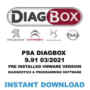 DIAGBOX 9.68 / 9.91 / 9.96 2030 LEXIA 3 - DOWNLOAD LINK beschikbaar voor biedingen