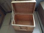 grote mooie rieten korf, mooie decoratieve mand , 24x35x30cm, Ophalen of Verzenden, Mand