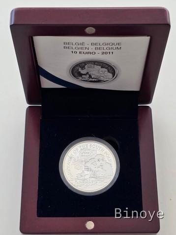 Belgique – 10 euros argent 2011 – pôle sud - proof  beschikbaar voor biedingen