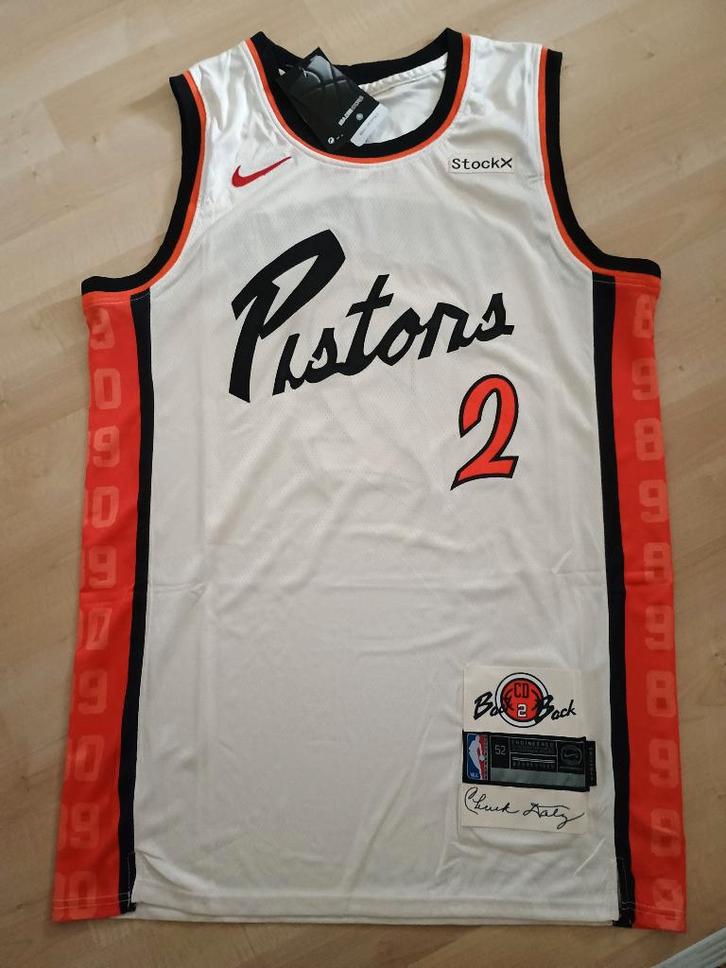 Detroit Pistons Jersey Cunningham maat: L, Sports & Fitness, Basket, Neuf, Vêtements, Envoi