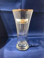 bierglas Anglo Pils met gouden rand uit Zulte, Enlèvement ou Envoi, Utilisé, Verre ou Verres, Autres marques
