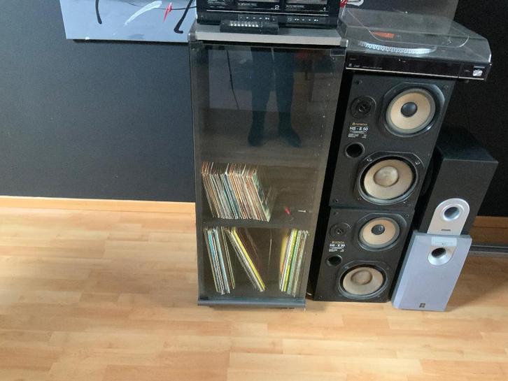 MEUBLES RANGEMENT VINYLES +LOT DE VINYLES, CD & DVD, Vinyles Singles, Utilisé, Maxi single, Pop, Autres formats, Enlèvement