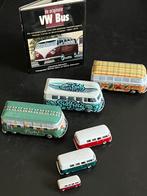 6x VW-busjes + boek, Enlèvement, Comme neuf