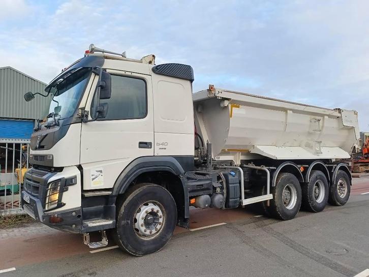 Volvo FMX 540 8x4 kipper EUR6 lifting axle kieper vendée, Autos, Camions, Achat, Volvo, Autres carburants, TVA déductible