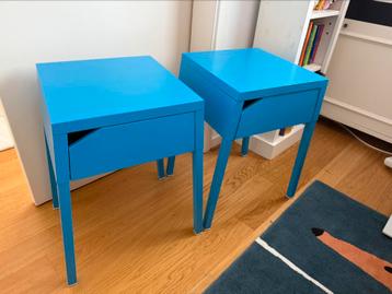 Tables de nuit IKEA en metal, Enlèvement, Comme neuf