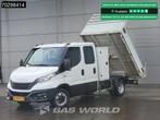 Iveco Daily 35C14 Kipper met Kist Dubbel Cabine 3,5t Trekhaa, Stof, Gebruikt, Euro 6, Iveco