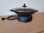 Elektrische wokpan met glazen deksel, Tefal, Huis en Inrichting, Keuken | Potten en Pannen, Ophalen of Verzenden, Zo goed als nieuw