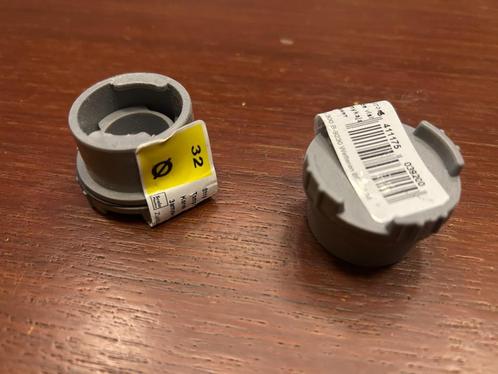 Scala stop met schroef 32 mm grijs, Doe-het-zelf en Bouw, Buizen en Afvoer, Nieuw, Overige typen, PVC, 20 tot 40 mm, Ophalen of Verzenden