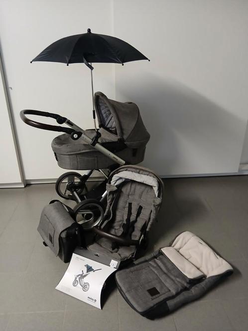 Mutsy evo farmer earth, Kinderen en Baby's, Kinderwagens en Combinaties, Zo goed als nieuw, Combiwagen, Mutsy, Met reiswieg, Ophalen