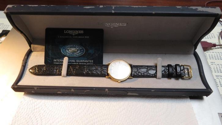 Longines met batterij, ongedragen, 20 jaar oud, Handtassen en Accessoires, Horloges | Heren, Zo goed als nieuw, Polshorloge, Ophalen