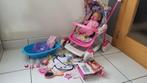 Baby born met buggy en accessoires € 15, Ophalen, Gebruikt, Babypop