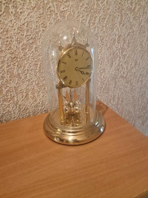 Horloge de cheminée  , bulle en verre., Maison & Meubles, Accessoires pour la Maison | Horloges, Comme neuf, Enlèvement ou Envoi