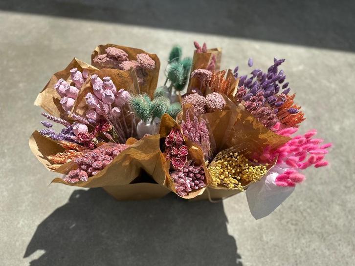 Groot lot droogbloemen -  nieuw, Zakelijke goederen, Stock en Retail | Partijen goederen, Huis en Inrichting, Ophalen