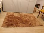 handgeweven wollen Flokati tapijt, Ophalen, Zo goed als nieuw, Bruin