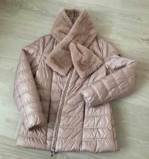 Jas, vest, met afneembare kraag, dons, winterjas, Kleding | Dames, Jassen | Winter, Zo goed als nieuw, Maat 42/44 (L), Roze, Ophalen of Verzenden