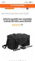 Nieuwe motortas past op alle motors, Motoren, Ophalen of Verzenden, Zo goed als nieuw