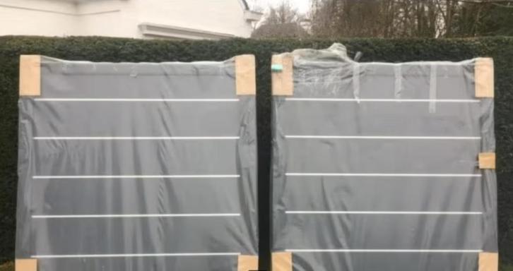 showroommodel schuifpoort aluminium ARONA, Tuin en Terras, Tuinpoorten, Gebruikt, Draaipoort, Aluminium, Ophalen