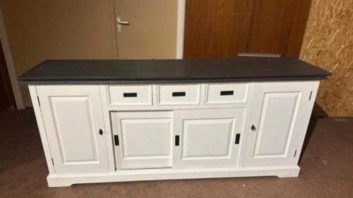 3 delige witte mooie eetkamerset met tafel, Huis en Inrichting, Complete eetkamers, Ophalen