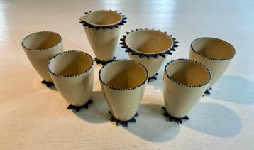 Koffieservies van Belgische pottenbakster