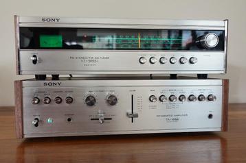 Sony TA-1066 & ST-5055L stereo set - 70's Classic Hifi beschikbaar voor biedingen