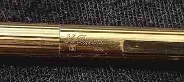 stylo S.T Dupont plaque et or, Enlèvement ou Envoi, Comme neuf, Stylo