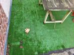 Gratis 10m2 rol kunstgras, Jardin & Terrasse, Gazon & Gazon artificiel, Enlèvement, Utilisé, Gazon artificiel