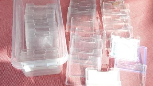 MiniDisc hoesjes gebruikt 30 stuks met box - 25€ incl. verz., Audio, Tv en Foto, Walkmans, Discmans en Minidiscspelers, Minidisc-recorder