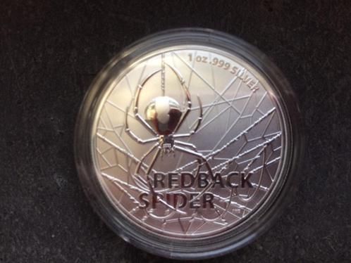 2020 RAM - Redback Spider - 1 oz silver, Postzegels en Munten, Munten | Oceanië, Losse munt, Zilver, Ophalen of Verzenden