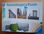 Puzzles Ravensburger New York - 3 x 500 pièces, Enlèvement ou Envoi, Comme neuf