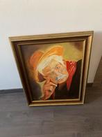 Schilderij van een boer, Ophalen of Verzenden, Zo goed als nieuw
