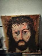Christus op doek in zeer goede staat, Antiek en Kunst, Ophalen of Verzenden