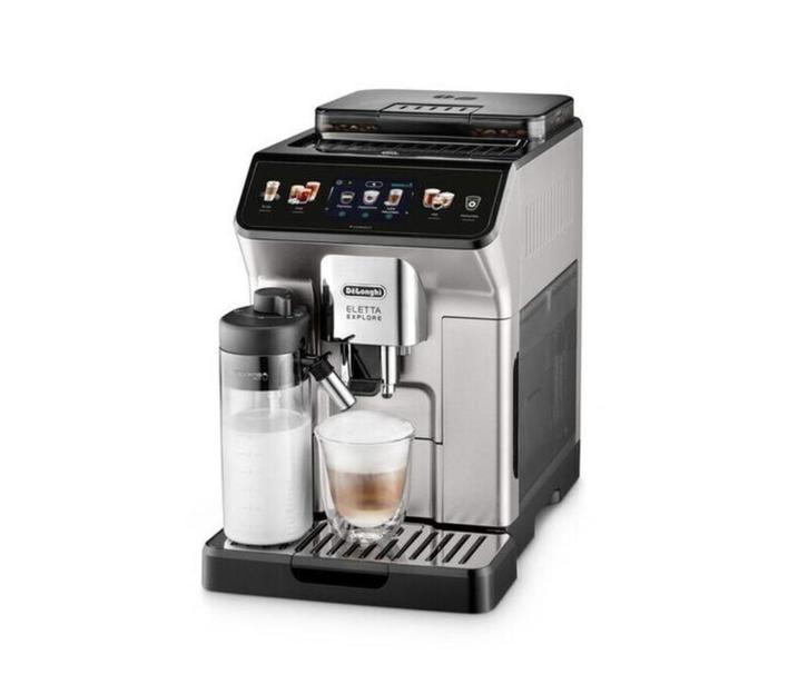 De'Longhi Eletta Explore ECAM450.86.T Titanium, Elektronische apparatuur, Koffiezetapparaten, Zo goed als nieuw, Gemalen koffie