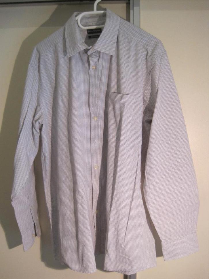 048 - chemise XL de Charles Vögele, Vêtements | Hommes, Chemises, Comme neuf, Tour de cou 43/44 (XL), Gris, Envoi