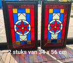 glas in lood ramen antiek, Ophalen