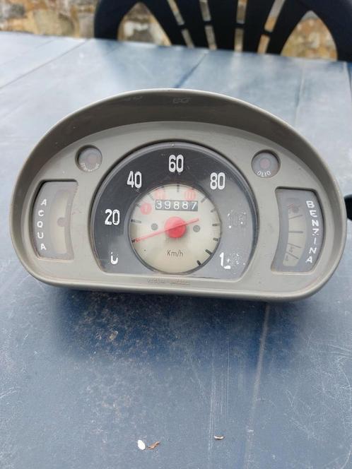 Vintage Fiat 600 snelheidsmeter, jaren 60, Auto-onderdelen, Elektronica en Kabels, Fiat, Gebruikt, Ophalen of Verzenden