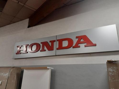 Honda garage borden mancave verlicht, Verzamelen, Merken en Reclamevoorwerpen, Gebruikt, Lichtbak of (neon) lamp, Ophalen