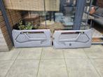 Mercedes W124 coupe leder deurpanelen grijs, Auto-onderdelen, Interieur en Bekleding, Ophalen of Verzenden