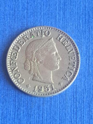 1951 Zwitserland 10 rappen beschikbaar voor biedingen