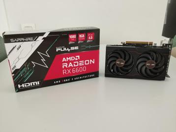 SAFFIERPULS AMD RX 6600 - 8 GB GDRR6 beschikbaar voor biedingen