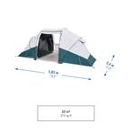 Kampeertent Arpenaz 4.2 fresh & black, Caravans en Kamperen, Tenten, Ophalen, Zo goed als nieuw, Tot en met 4