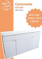 Meuble commode IKEA KULLEN 140X72cm (état occasion), Moins de 100 cm, 100 à 150 cm, Enlèvement, Utilisé