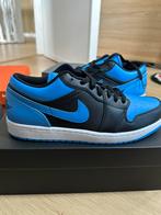 Nike Jordan 1 Low Blue/Black Maat 45.5, Comme neuf, Enlèvement ou Envoi